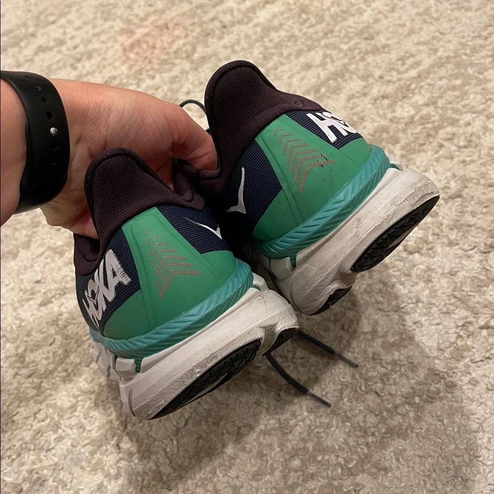 HOKA ONE ONE Clifton 7 Men's Ocean Blue Road-Running Sneakers US Size 12 - Picture 7 of 10